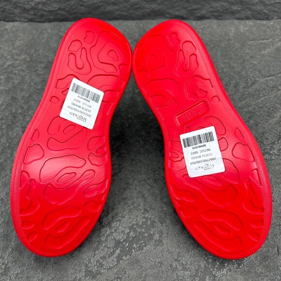 Alexander McQueen Black, Red & Silver Men's and Women's Sneakers - Picture 6 of 9